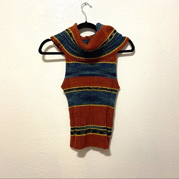 Free People Carly Cowl Stripe Sweater - Picture 6 of 6